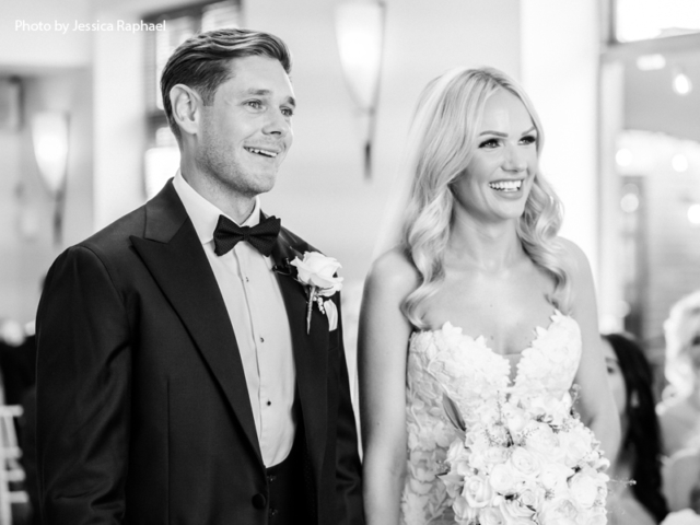 Bride & Groom in the chapel Bride and groom