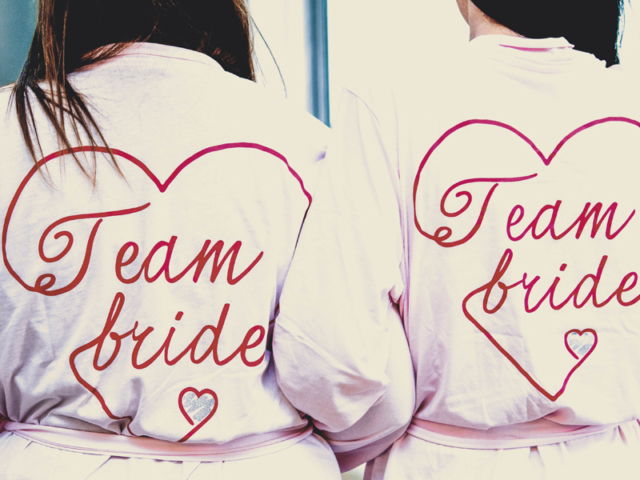 Team Bride Bridesmaids at Nuthurst Grange